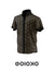 Gold Fanned Mens Short Sleeve Shirt