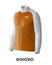 Sports Raglan Jacket Burnt Orange and White