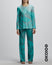 Dark Teal Leaves - Ladies PJ